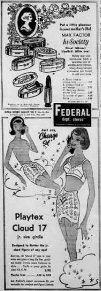 Federals (Federal Department Store) - 1949 Ad